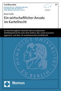 Abbildung von: Ein wirtschaftlicher Ansatz im Kartellrecht - Nomos