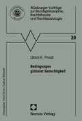Cover: Bedingungen globaler Gerechtigkeit - Nomos