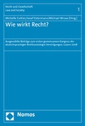 Cover: Wie wirkt Recht? - Nomos