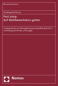 Abbildung von: Sondergutachten 57: Post 2009: Auf Wettbewerbskurs gehen - Nomos