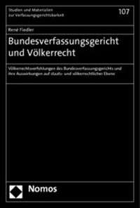 Abbildung von: Bundesverfassungsgericht und Völkerrecht - Nomos