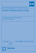 Cover: Forum Steuerrecht 2009 - Nomos