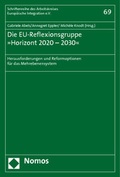 Cover: Die EU-Reflexionsgruppe &raquo;Horizont 2020 - 2030&laquo; - Nomos