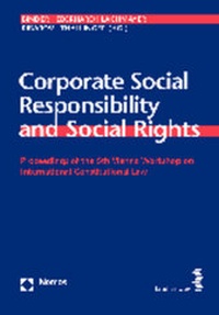Enlarge image Cover: Corporate Social Responsibility and Social Rights - Nomos