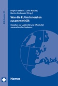 Cover: Was die EU im Innersten zusammenh&auml;lt - Nomos