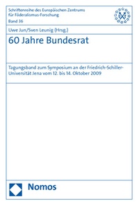 Abbildung von: 60 Jahre Bundesrat - Nomos