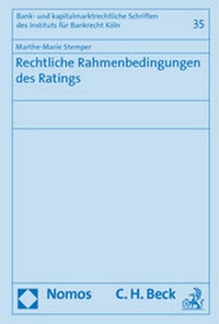Abbildung von: Rechtliche Rahmenbedingungen des Ratings - Nomos