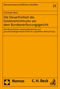 Cover: Die Steuerfreiheit des Existenzminimums vor dem Bundesverfassungsgericht - Nomos