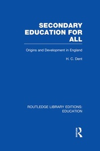 Bild vergrößern Bild: Secondary Education for All - Routledge