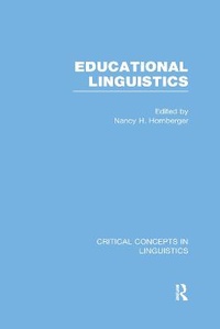 Enlarge image Cover: Educational Linguistics - Routledge