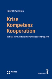 Enlarge image Cover: Krise - Kompetenz - Kooperation - Nomos