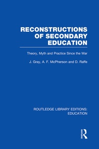 Enlarge image Cover: Reconstructions of Secondary Education - Routledge