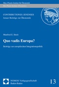 Cover: Quo vadis Europa? - Nomos