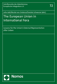 Enlarge image Cover: The European Union in International Fora - Nomos