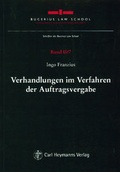 Cover: Verhandlungen im Verfahren der Auftragsvergabe - Nomos
