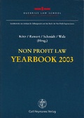Cover: Non Profit Law Yearbook 2003 - Nomos