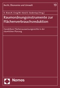 Cover: Raumordnungsinstrumente zur Fl&auml;chenverbrauchsreduktion - Nomos