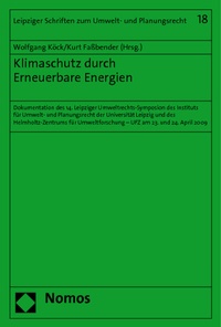 Abbildung von: Klimaschutz durch Erneuerbare Energien - Nomos