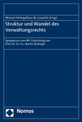 Cover: Struktur und Wandel des Verwaltungsrechts - Nomos