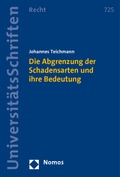 Cover: Die Abgrenzung der Schadensarten und ihre Bedeutung - Nomos