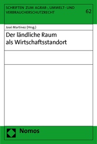 Abbildung von: Der ländliche Raum als Wirtschaftsstandort - Nomos