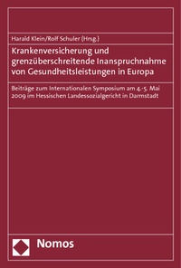 Abbildung von: Krankenversicherung und grenzüberschreitende Inanspruchnahme von Gesundheitsleistungen in Europa - Nomos