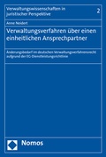 Cover: Verwaltungsverfahren &uuml;ber einen einheitlichen Ansprechpartner - Nomos