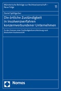 Abbildung von: Die örtliche Zuständigkeit in Insolvenzverfahren konzernverbundener Unternehmen - Nomos