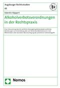 Bild: Alkoholverbotsverordnungen in der Rechtspraxis - Nomos