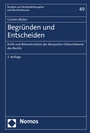 Cover: Begründen und Entscheiden - Nomos