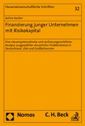Cover: Finanzierung junger Unternehmen mit Risikokapital - Nomos