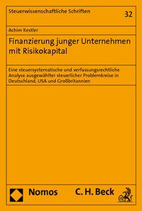 Abbildung von: Finanzierung junger Unternehmen mit Risikokapital - Nomos