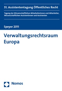 Abbildung von: Verwaltungsrechtsraum Europa - Nomos