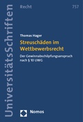 Cover: Streusch&auml;den im Wettbewerbsrecht - Nomos