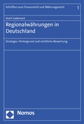 Abbildung von: Regionalwährungen in Deutschland - Nomos