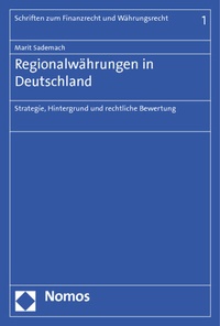 Abbildung von: Regionalwährungen in Deutschland - Nomos