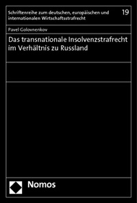 Abbildung von: Das transnationale Insolvenzstrafrecht im Verhältnis zu Russland - Nomos