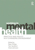 Cover: Working in Mental Health - Routledge