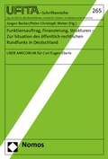 Cover: Funktionsauftrag, Finanzierung, Strukturen - Zur Situation des &ouml;ffentlich-rechtlichen Rundfunks in Deutschland - Nomos