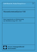 Cover: Massenkommunikation VIII - Nomos