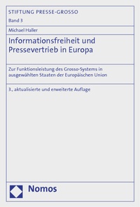 Abbildung von: Informationsfreiheit und Pressevertrieb in Europa - Nomos
