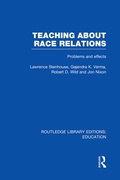 Cover: Teaching About Race Relations (RLE Edu J) - Routledge