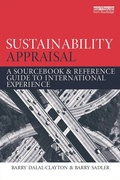Cover: Sustainability Appraisal - Routledge