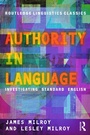 Cover: Authority in Language - Routledge