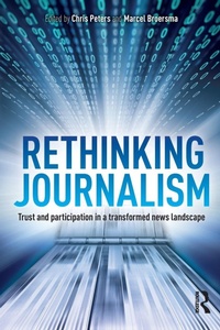 Enlarge image Cover: Rethinking Journalism - Routledge