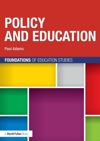 Enlarge image Cover: Policy and Education - Routledge