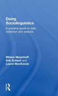 Cover: Doing Sociolinguistics - Routledge