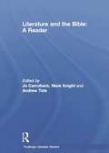 Cover: Literature and the Bible - Routledge