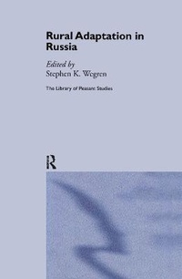 Enlarge image Cover: Rural Adaptation in Russia - Routledge