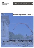 Cover: Rechtliche Rahmenbedingungen beim Bauen im Bestand in der Innenstadt - BoD - Books on Demand